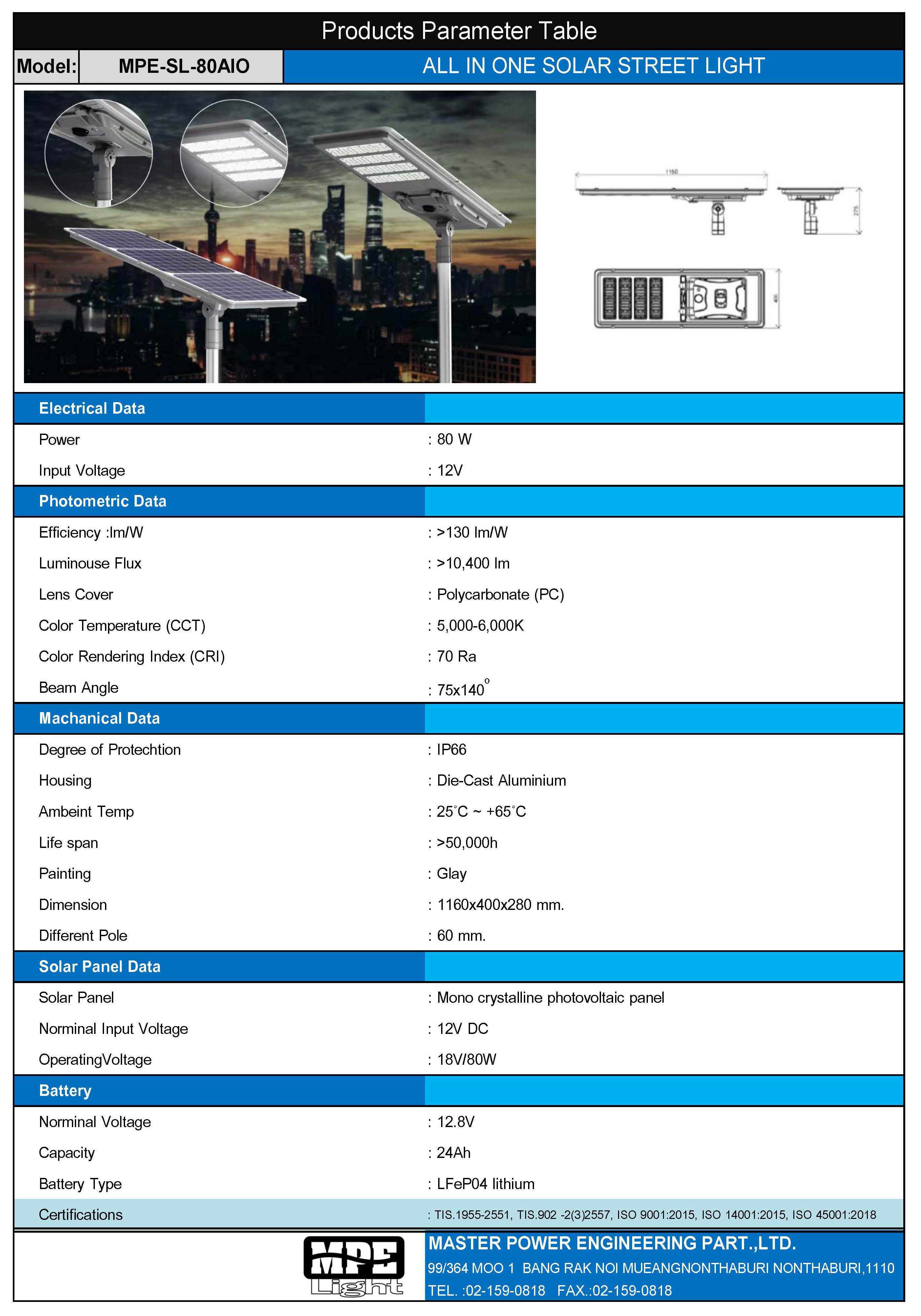 MPE SL 80AIO